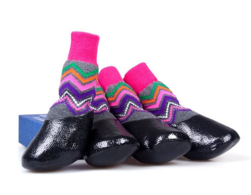 WagShoe™ - Outdoor Dog Booties (Non-Slip, Rubberized)