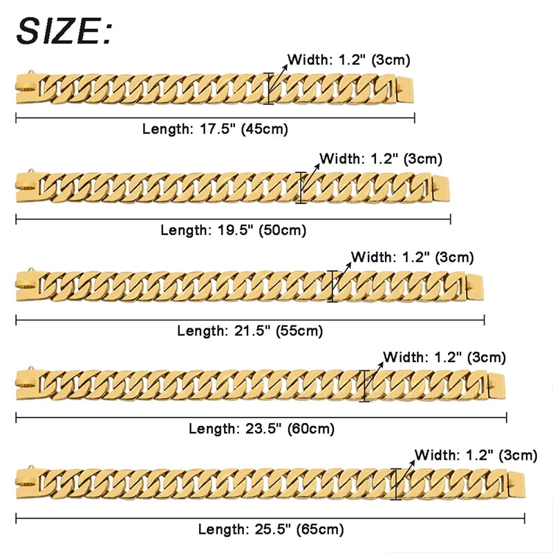 WagChain™ - Cuban Link Dog Necklace (Heavy Duty)