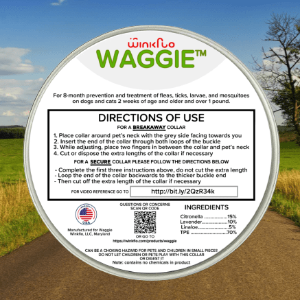 Waggie™ - Natural Anti-Flea, Tick, & Mosquito Collar For Cats (Break-Away)
