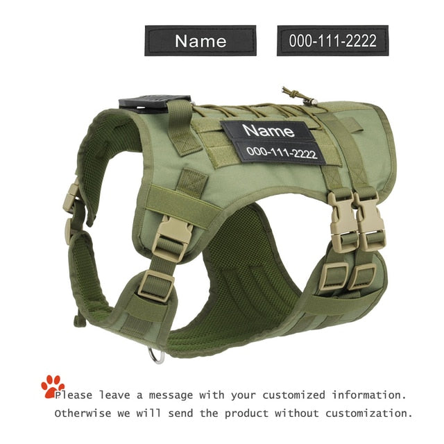 WagHarness™ - Customized Tactical Dog Harness (Adjustable)