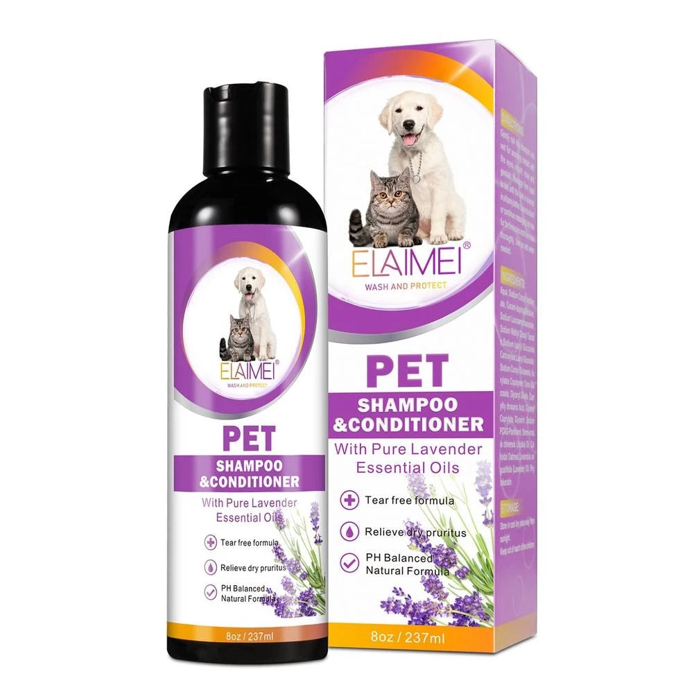Waggie™ - Natural Shampoo & Conditioner (Tear-Free, Anti-Flea, Tick, & Mosquito)