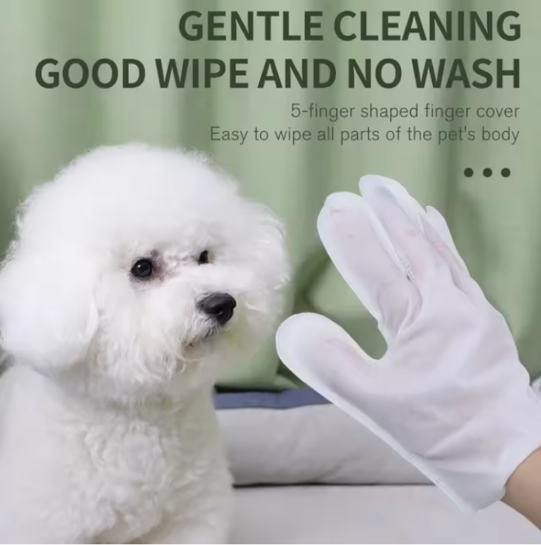 WagGlove™ - Natural Deodorizing Wipes for Sensitive Pets