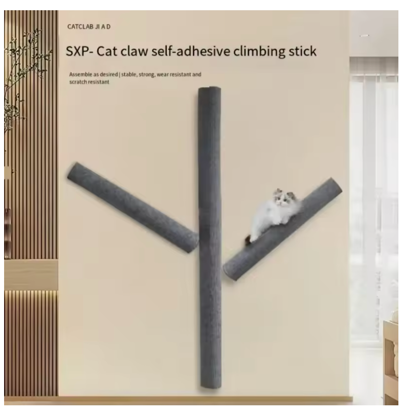 WagPost™ - Sticky Cat Wall Climbing Post (Strong Adhesive)