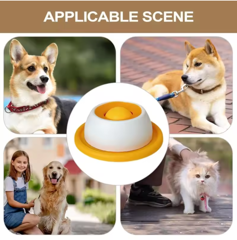 WagBowl Licker™ - Slow Feeder Licking Ball for Dogs & Cats (No Mess)