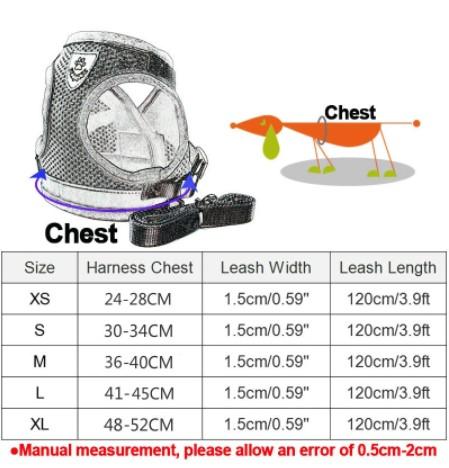 WagVest™ - Reflective Pet Harness (Adjustable & Breathable) + FREE Leash!