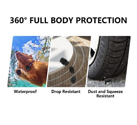 WagTag Pro™ - WaterProof AirTag Case Attachment for Dogs & Cats (Fits All Collars)