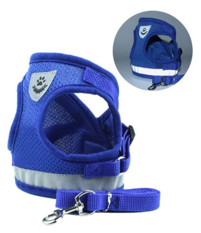 WagVest™ - Reflective Pet Harness (Adjustable & Breathable) + FREE Leash!