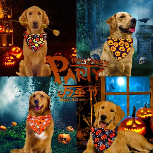 WagBandana™ - Halloween Pet Bandanas (Fits All)