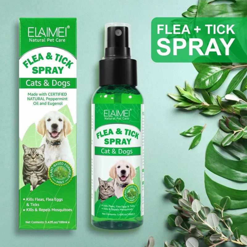 WagAway™ - Long-Lasting Natural Flea, Tick & Bed Bug Spray for Pets/People/Home (600+ Sprays)